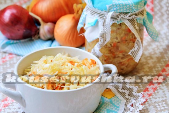 рецепт квашенной капусты