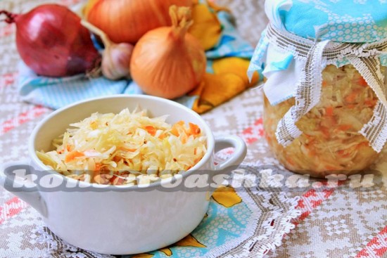 рецепт приготовления квашенной капусты