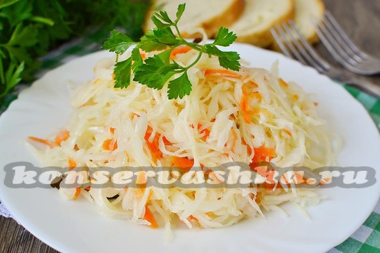 как приготовить быструю маринованную капусту