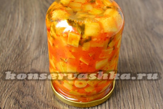 закручиваем, переворачиваем на крышки