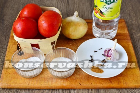 Ингредиенты для приготовления кубанского соуса на зиму