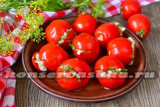 рецепт маринованных томатов