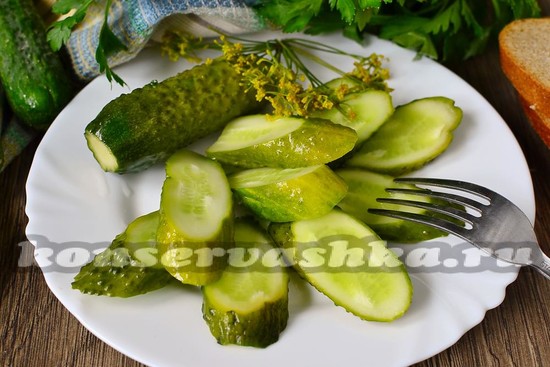 рецепт малосольных огурцов