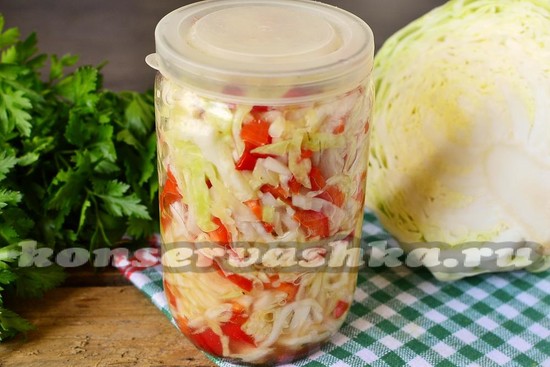 Капуста «Провансаль» на скорую руку