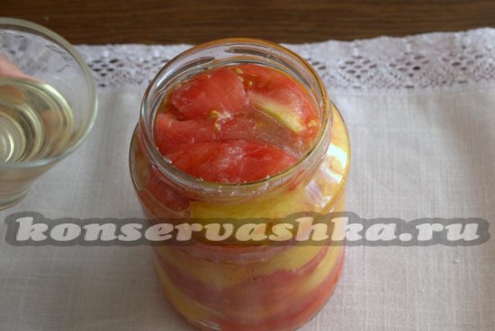 Наливаем яблочной кислоты