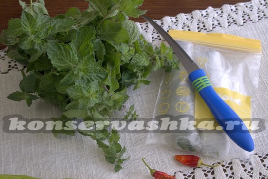 упаковываем заготовку в пакет для заморозки