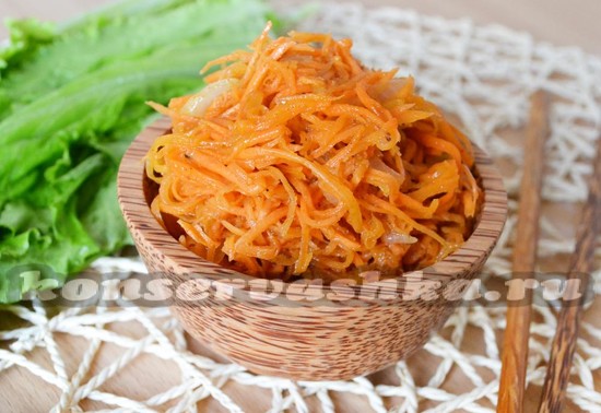 Морковь по-корейски, рецепт в домашних условиях