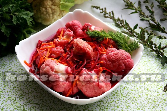 квашеная цветная капуста