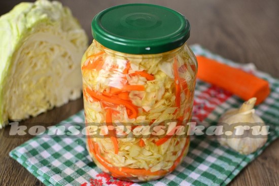 рецепт маринованной капусты на зиму очень вкусная