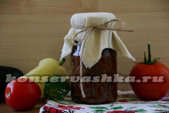 рецепт лечо с баклажанами