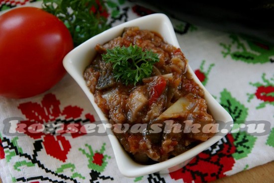 рецепт лечо с баклажанами