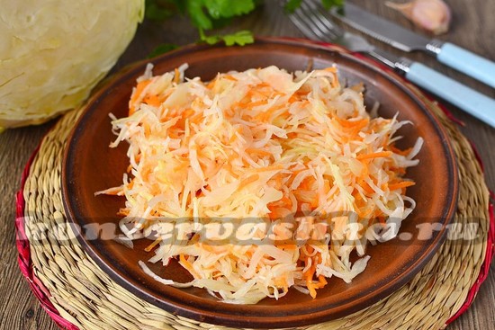 рецепт квашенной капусты