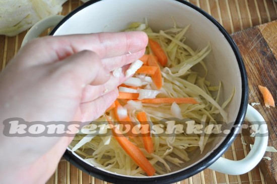 выложите лук
