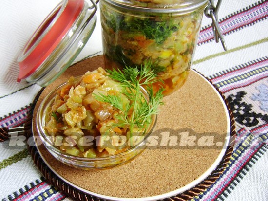 Кабачковая икра по-грузински - рецепт с фото