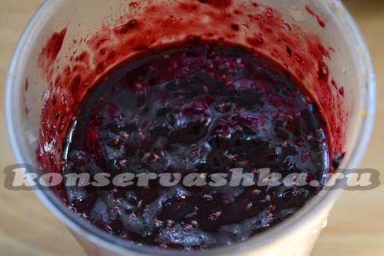измельчите ягоды
