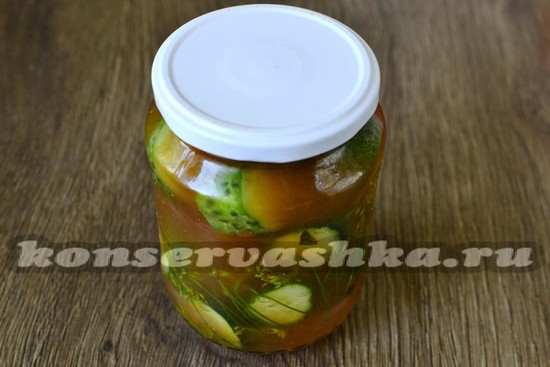 влить маринад