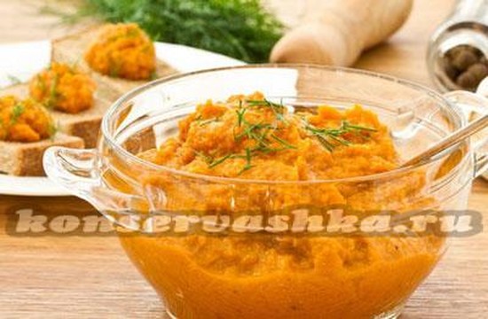 Икра из кабачков с майонезом и томатной пастой на зиму