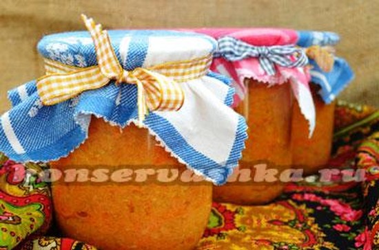 Икра из кабачков с майонезом и томатной