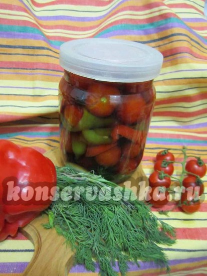 Маринованные помидоры черри на зиму