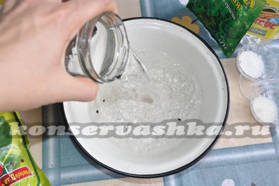 нальем воду