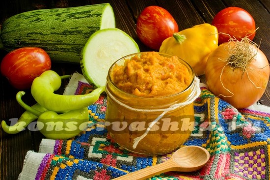 Икра из патиссонов и цуккини на зиму: рецепт с фото