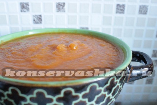 Кабачковая икра готова