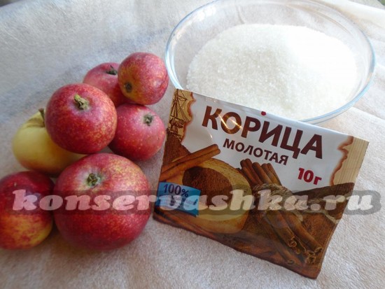Ингредиенты для компота из яблок