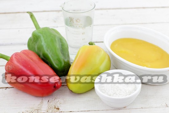 Ингредиенты для приготовления медовой соломки на зиму