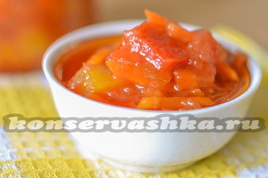 Лечо из перца и помидоров вкусное