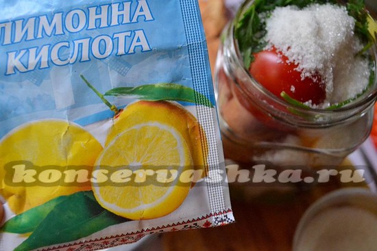 добавить лимонную кислоту