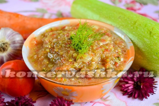 Рецепт как приготовь кабачковую икру