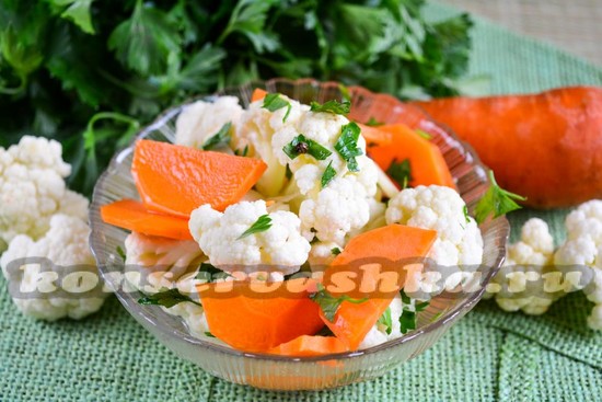 Рецепт квашеной капусты с зеленью
