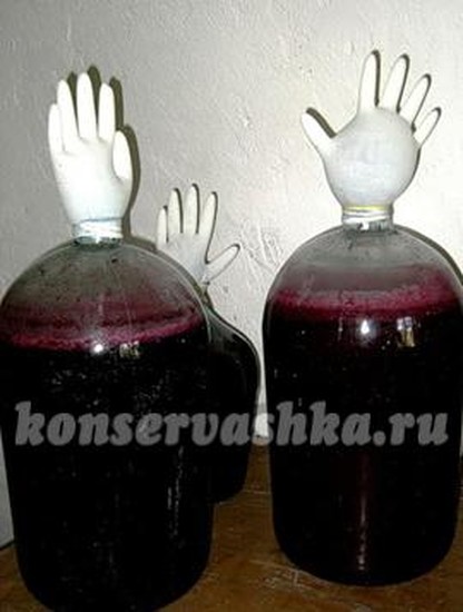гидрозатвор из перчатки
