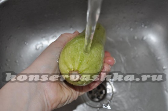 моем кабачки