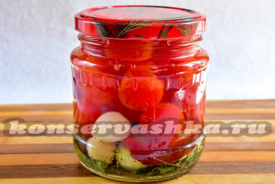 Залить маринадом и закатать.