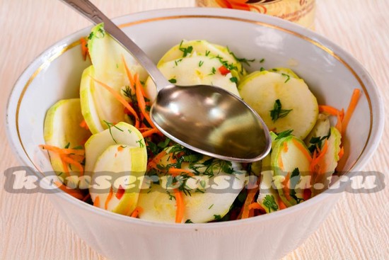 Заправить маслом