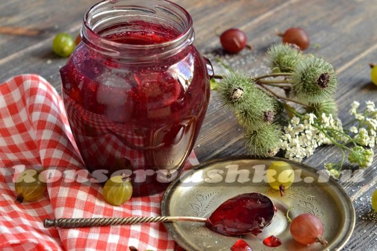 рецепт джема из крыжовника