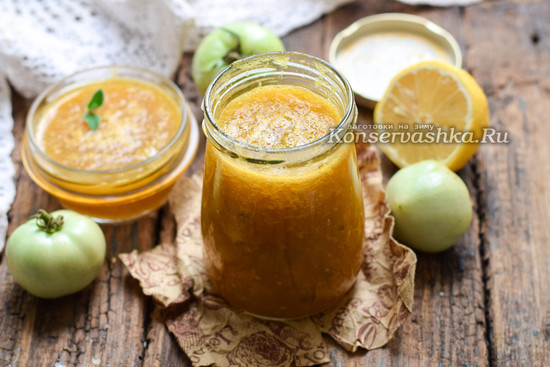 Варенье из зелёных помидоров на зиму, очень вкусное