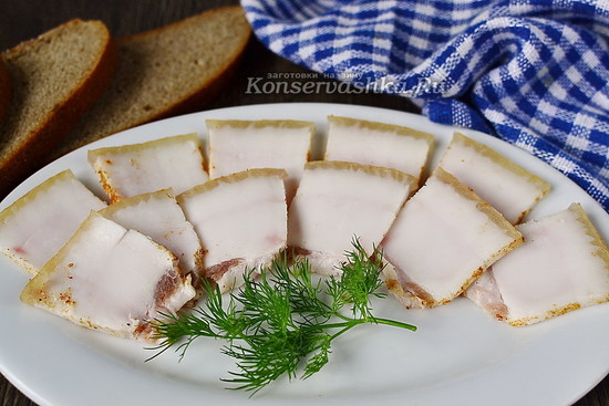 Сало в рассоле, самый вкусный рецепт в банке