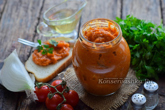 Ингредиенты для приготовления кабачковой икры