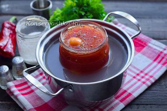 Стерилизую банки