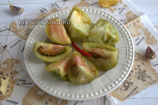 Зеленые помидоры по-грузински на зиму, самый вкусный рецепт