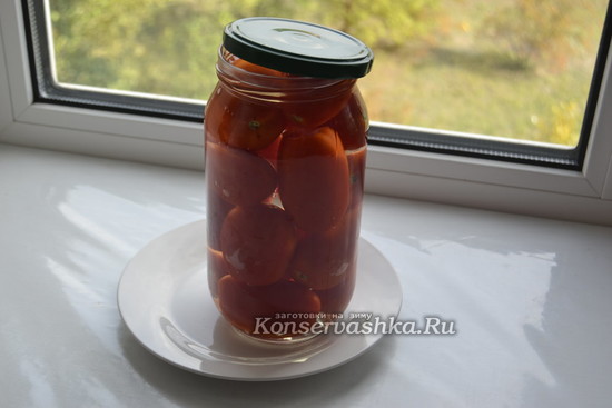 Накрываем баночку крышкой