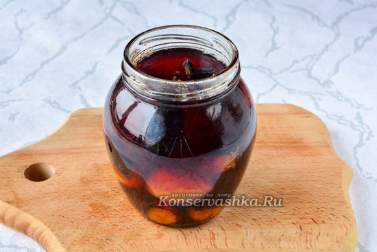 Снова залить маринадом