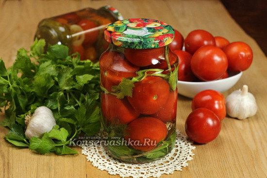 маринованные помидоры с лимонной кислотой