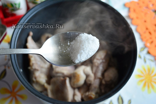 добавим соль