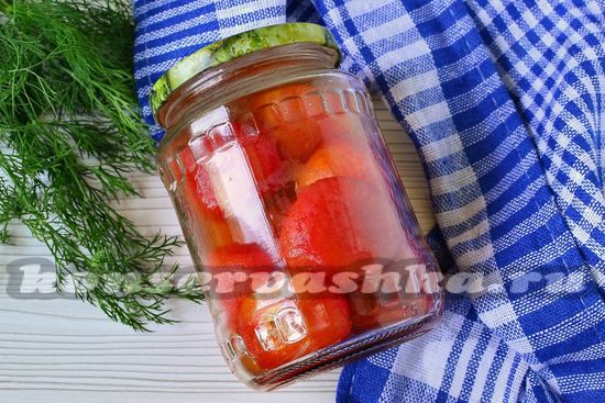 рецепт консервированных томатов в собственном соку