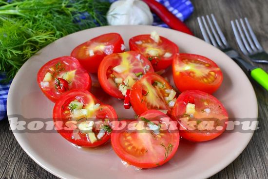 рецепт маринованных томатов по-корейски