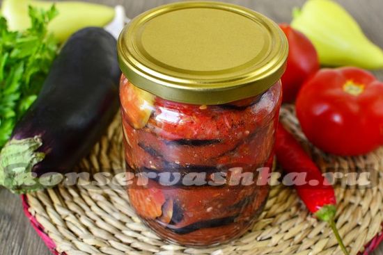 рецепт баклажан в томатном соусе