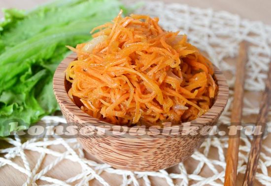 Морковь по-корейски, рецепт в домашних условиях 